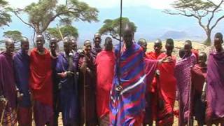 Kenyan Maasai singing amp dancingmpg [upl. by Atiuqaj675]