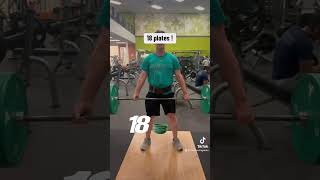 18 plates Romanian Deadlift [upl. by Aime]