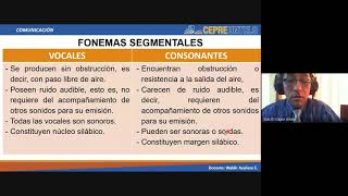 Fonología y fonética  Comunicación  Clase completa  Cepre Untels  Semana 2 [upl. by Nauaj867]