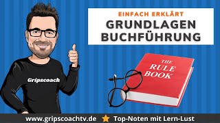 GRUNDLAGEN BÜCHFÜHRUNG TEIL 1 ✅ Prüfungswissen einfach erklärt ⭐ GripsCoachTV [upl. by Linden69]