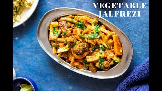 Vegetable Jalfrezi Recipe  How to make Vegetable Jalfrezi [upl. by Eseilana857]