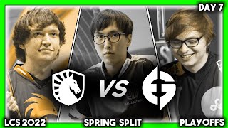 THE TRIGON LCS 2022 CoStreams  Spring Split  Playoffs Day 7  TL vs EG [upl. by Walczak]