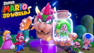 Super Mario 3D World 100 Walkthrough  World 1 4 Players [upl. by Golda49]