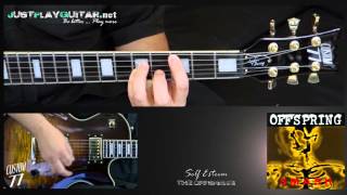 OFFSPRING  Self esteem  How to play 12  guitar cover [upl. by Nairred]