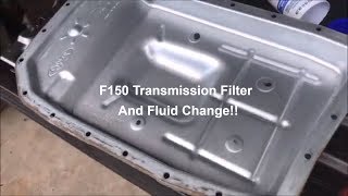 2009  2014 F150 Transmission Filter amp Fluid Change DIY [upl. by Willcox]