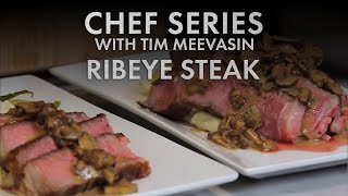 How to Make PERFECT Ribeye Steak with Mushroom DemiGlace Sauce [upl. by Eilac]