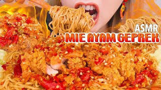 198 Request ASMR MIE AYAM GEPREK SAMBEL SETAN AUTO SENAM LAMBUNG  ASMR Indonesia [upl. by Akimas]