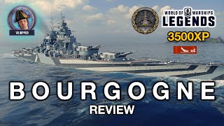 Bourgogne Review World of Warships Legends Xbox Series X 4K [upl. by Aremihc]