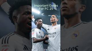 FC 25 Countdown Mark Your Calendars for These Key Dates fc25 [upl. by Christoffer910]