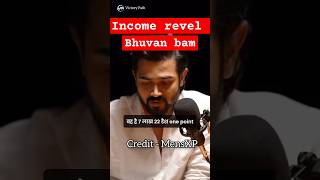 All About bhuvan baam income revel✅👍 shorts trending bhuvanbam ytshorts [upl. by Bork]