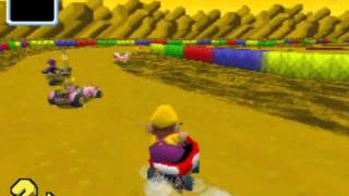 Mario Kart DS SNES Choco Island 2 [upl. by Damiano266]