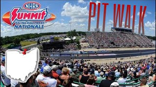 2021 NHRA Summit Nationals  Pit Walk amp Track Tour  Norwalk OH [upl. by Lynch351]