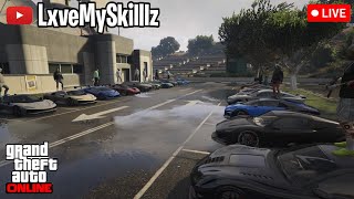 GTA 5 ONLINE LIVE CLEAN CAR MEET🚘 CAR SHOW🔥 DRAGS  CRUISE Ps4💯 [upl. by Inalem]