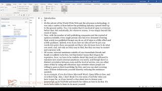 How to Create Master and Sub documents In Word [upl. by Korney552]