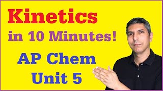 AP Chem Unit 5 Review  Kinetics in 10 Minutes [upl. by Nylyahs]