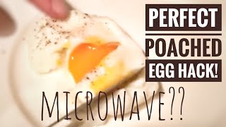 Easy microwave poached egg [upl. by Chaworth]