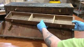 Restoring a Antique Toolbox [upl. by Vizza]