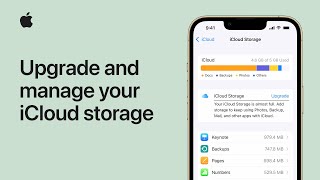 How to upgrade and manage your iCloud storage on iPhone or iPad  Apple Support [upl. by Nikolas]