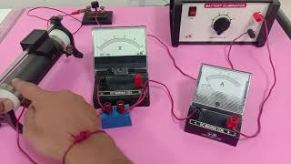 Experimental Verification Of Ohms Law and Finding Unknown Resistance  BOARD PRACTICAL  Std 1012 [upl. by Nialb]