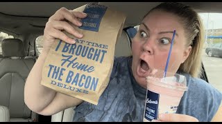 Trailer Trash Tammy Culvers Mukbang not happy [upl. by Trauts830]