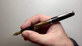 Pelikan M200 Brown Fountain Pen Review [upl. by Avis629]