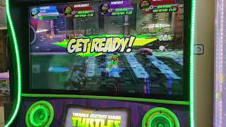 Teenage Mutant Ninja Turtles Raw Thrills  Arcade Gameplay Live [upl. by Ssalguod]