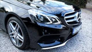 MercedesBenz EClass 220 CDI AMG 2015 review start up sound [upl. by Scriven]