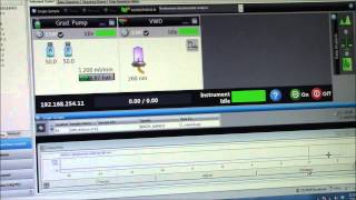 HPLC Tutorial 3 Starting a Run Injecting Sample [upl. by Pry]