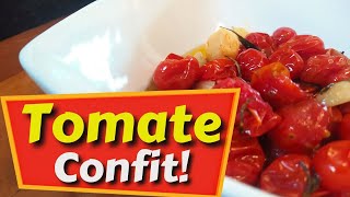 Como fazer TOMATE CONFIT  Receitas fáceis e rápidas  Receita tomate confit no forno [upl. by Ozner314]