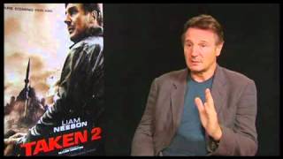 Taken 2 interview with Liam Neeson FULL INSERT [upl. by Negeam]