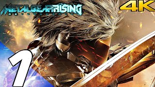 METAL GEAR RISING REVENGEANCE  Gameplay Walkthrough Part 1  Prologue 4K 60FPS [upl. by Aihsenyt]