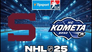 HC Sparta Praha vs HC Kometa Brno  27 KOLO   NHL 25 [upl. by Yrocaj137]