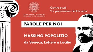 Massimo Popolizio da Seneca quotLettere a Lucilioquot [upl. by Ralfston553]