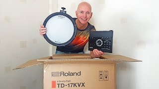 Roland TD 17 KVX Electric Drum Kit  Unboxing amp Assembling [upl. by Clarke]