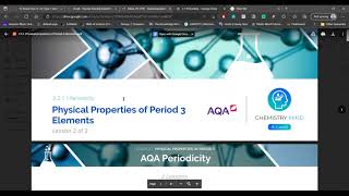 Periodicity  ALevel Chemistry Live Classes 001 [upl. by Ainaj]