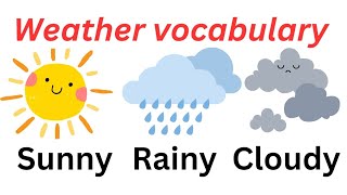 Weather Vocabulary ll About 20 Weathers Natural Disasters Names In English With Pictures [upl. by Dnomad65]