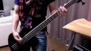 DIR EN GREY raison detre Bass cover [upl. by Lyred]