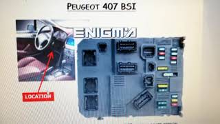 Eeprom 95128 sur peugeot 407 207 Boîtier bsi peugeot [upl. by Nolahc]