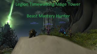 BM Hunter Mage Tower  Legion Timewalking [upl. by Drareg]