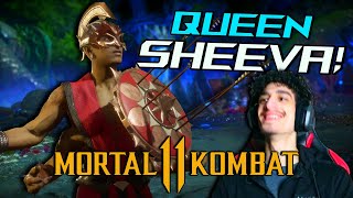 QUEEN SHEEVA COMBOS HITS HARD  Lvl 102  Mortal Kombat 11 Online Sheeva [upl. by Benjamen]