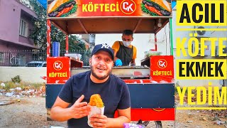 SOKAK KÖFTECİSİ ÇINAR USTA   Acılı Köfte Ekmek 13 Lira  Adana Sokak Lezzetleri  Street Food [upl. by Bevash666]