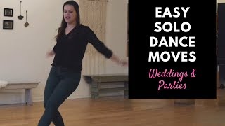 How to Dance to Pop Music at Weddings  Easy Solo Dance Moves [upl. by Delisle]