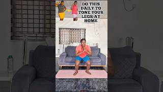 TONE YOUR LEGS IN NO TIME Daily Home Workout Routinesculpt your legs [upl. by Leisam579]