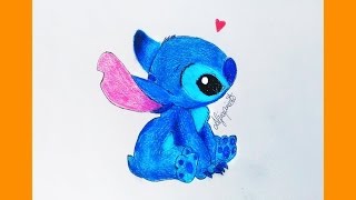 STITCH  Speed Drawing  Disegno a matita [upl. by Nared]