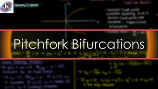 Supercritical and Subcritical Pitchfork Bifurcations  Nonlinear Dynamics and Chaos [upl. by Eanwahs]