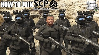 How to Join The SCP Foundation In GTA 5 missionsarmorweaponsscp outbreak [upl. by Arolf322]