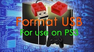 How to Format USB Drive for PS3 [upl. by Aicenek528]