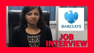 Barclays Interview 1 Interview Expeience Suggestions and Tips [upl. by Burkle]