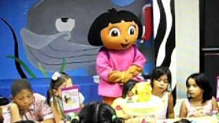 happy birthday para mia con Dora the explorer [upl. by Helenka]