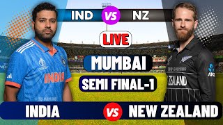 LIVE India vs New Zealand Live  IND vs NZ Live  ICC World Cup 2023 Semi Finals Live [upl. by Ynohtnad]